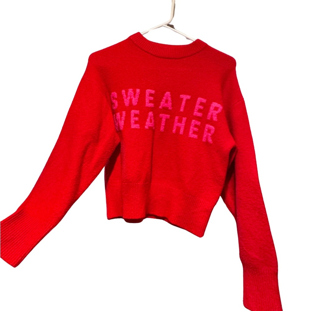 Red Sweater Weather Women's Sweater